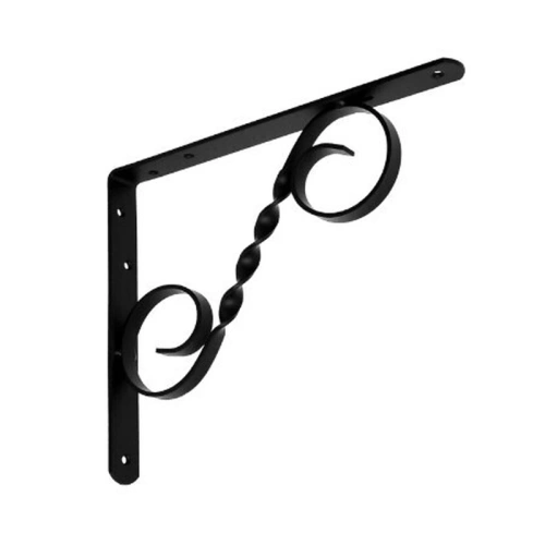 картинка Кронштейн фигурный 200*250мм черный мод.3 ДОМАРТ от магазина Румлес