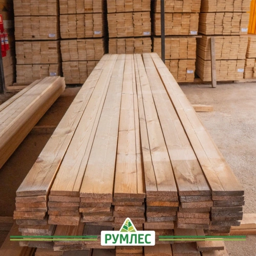 картинка Доска обрезная 25*150*4000мм 1-3 сорт (ГОСТ 8486-86) естественной влажности хвойные породы от магазина Румлес