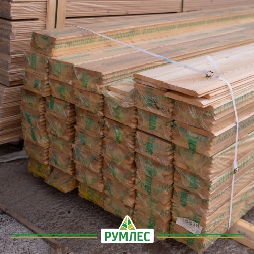 картинка Имитация бруса ель/сосна 21*192(185)*6000мм сорт АВ Киров от магазина Румлес