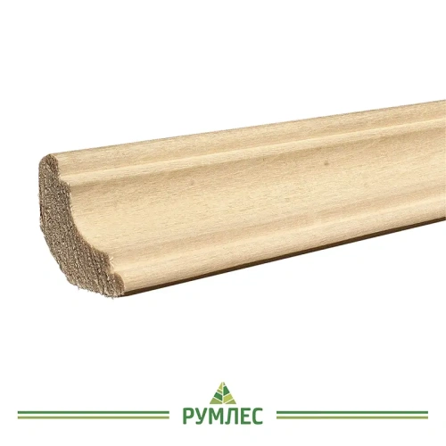 картинка Плинтус липа фигурный 35*1800мм сорт А цельный от магазина Румлес