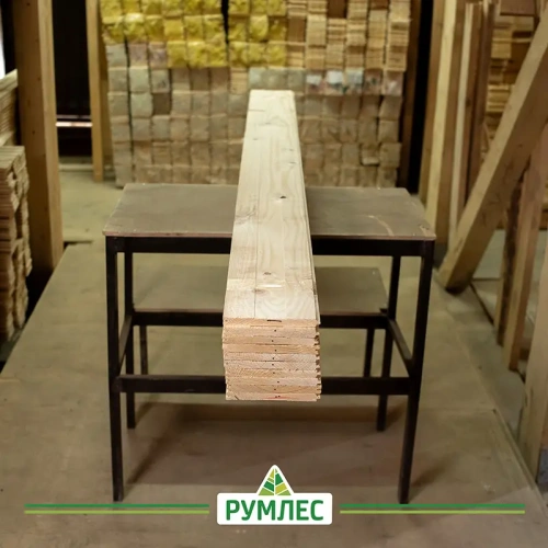 картинка Имитация бруса ель/сосна 12,5*142(135)*1000мм сорт С Киров от магазина Румлес