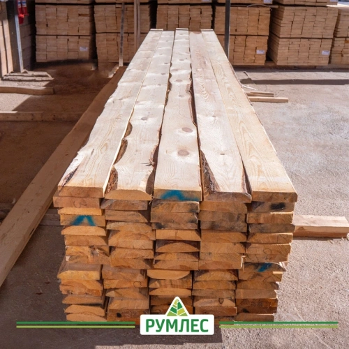 картинка Доска обрезная камерной сушки 50*200*6000мм ель/сосна 3-4 сорт дисковый распил (10-18%) от магазина Румлес