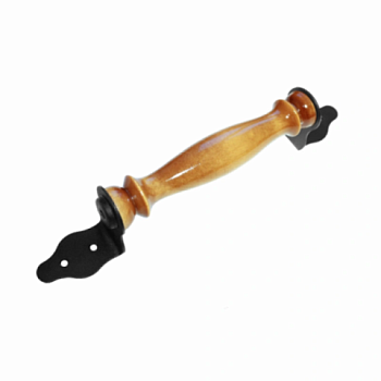 картинка Ручка декоративная Домарт мод. 2 черная 360мм береза от магазина Румлес