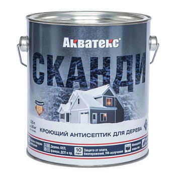 картинка Кроющий антисептик Акватекс Сканди Альпийское утро 2.5л от магазина Румлес