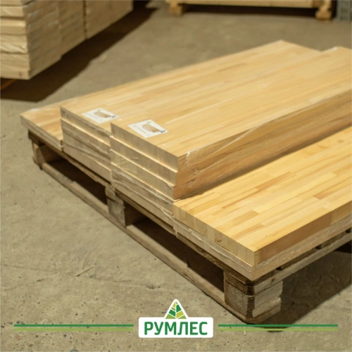 картинка Ступень 40*300*1200мм Лиственница сорт A сращенная (без фаски) от магазина Румлес