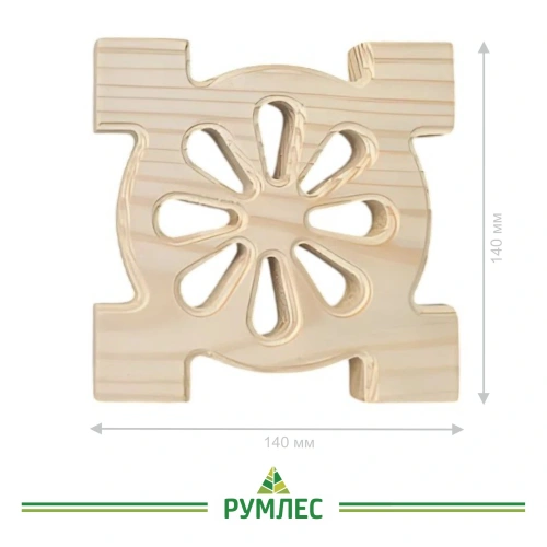 картинка Розетка соединительная для наличника №2 круглая от магазина Румлес