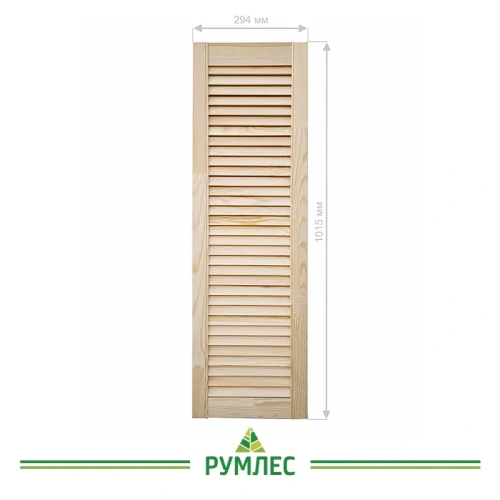 картинка Дверь жалюзийная 294*1015мм сосна сорт Экстра от магазина Румлес