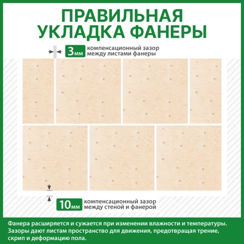 картинка Фанера ФСН ТУ 12*1525*1525мм от магазина Румлес