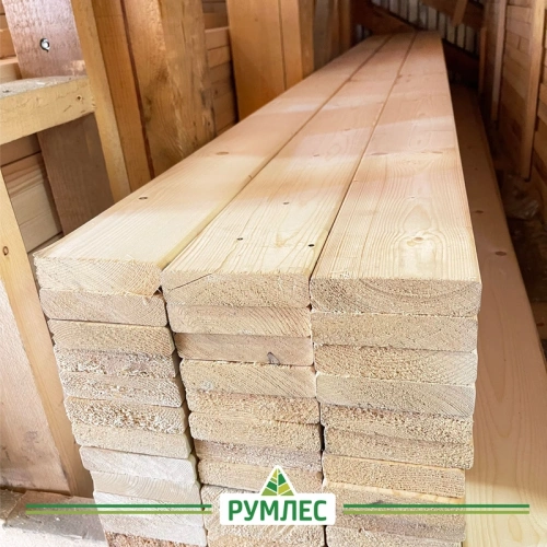 картинка Доска строганая камерной сушки 28*115*2000мм сорт AB ель/сосна (с фаской на углах) от магазина Румлес