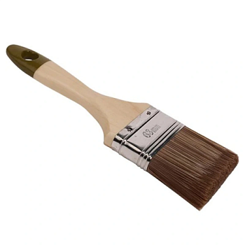 картинка Кисть универсальная плоская Toolberg Микс-Эксперт для лаков, масла, эмалей, смешанная щетина, 75мм от магазина Румлес