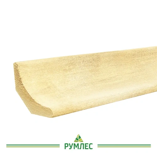 картинка Плинтус липа лодочка 45*3000мм сорт А цельный от магазина Румлес