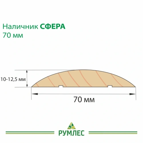 картинка Наличник сосна сфера 70*2200мм сорт Экстра от магазина Румлес