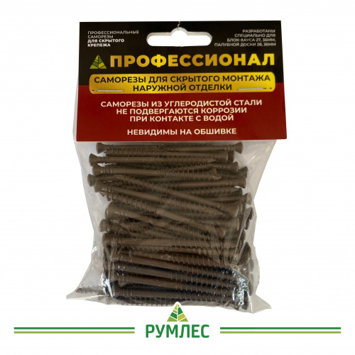 картинка Cаморезы для фасадов 4*60мм ПРОФЕССИОНАЛ Torx15 (100шт/уп) от магазина Румлес