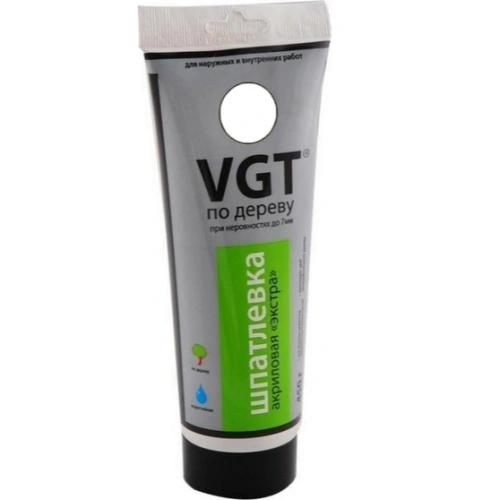 картинка Шпатлевка тонкодисперсная ЭКСТРА по дереву 0,4кг белая от магазина Румлес