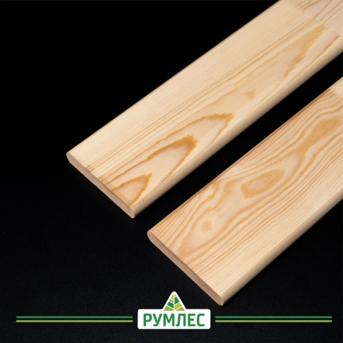 картинка Доска декоративная 18*98*1600мм сосна сорт Экстра сращенная (с фаской R5 на углах) от магазина Румлес