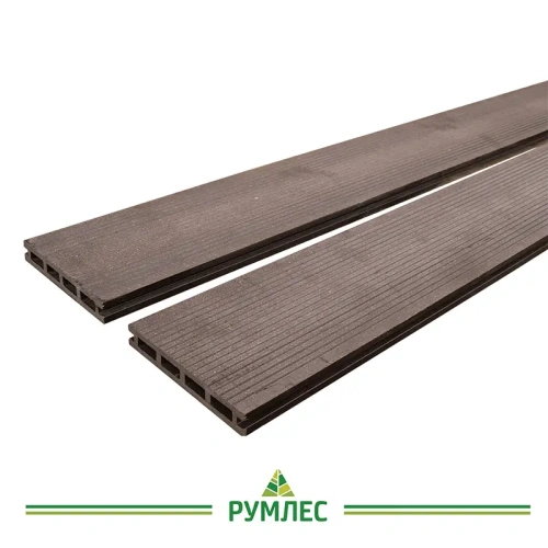 картинка ДПK доска террасная вельвет 23*146*3000мм венге экстра+ от магазина Румлес