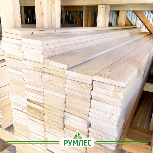 картинка Доска строганая камерной сушки 21*115*2000мм сорт АВ ель/сосна (с фаской на углах) от магазина Румлес