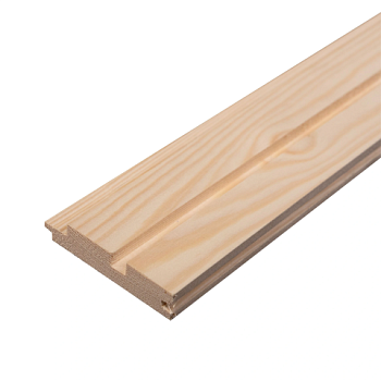 картинка Реечная вагонка 21*98(90)*4000мм сорт АВ сосна Киров (6шт/уп) от магазина Румлес