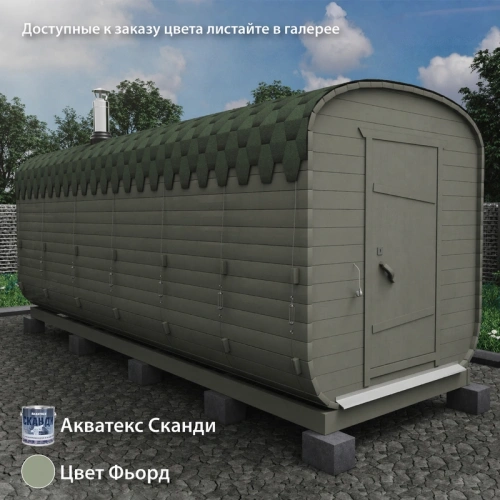 картинка Баня-бочка 6м Три отделения Комплектация БАЗОВАЯ от магазина Румлес