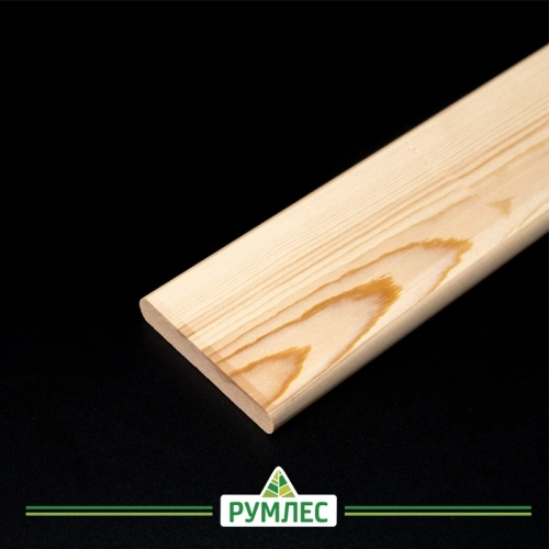 картинка Доска декоративная 18*98*1600мм сосна сорт Экстра сращенная (с фаской R5 на углах) от магазина Румлес