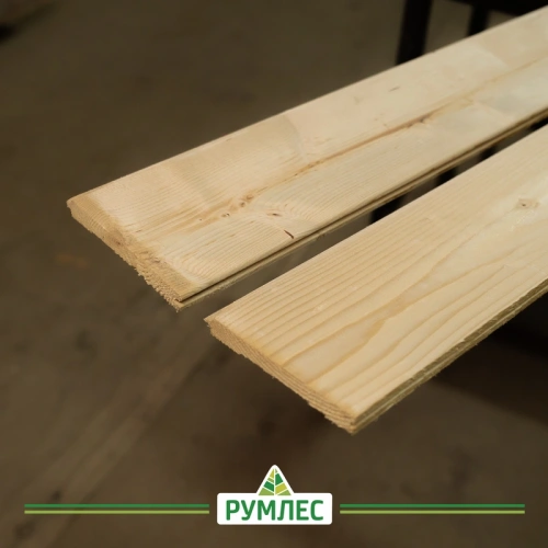 картинка Вагонка штиль ель/сосна 12,5*115(110)*1000мм сорт С Киров (10шт/уп) от магазина Румлес