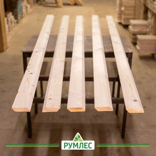 картинка Планкен скошенный 20*75*3000мм сорт АВ ель/сосна от магазина Румлес