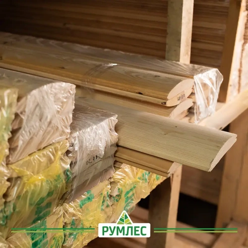 картинка Блок-хаус ель/сосна 27*142(135)*6000мм сорт АВ Архангельск от магазина Румлес