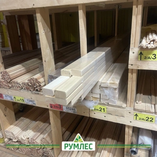 картинка Полуполок 26*45*2200мм сорт А липа цельный от магазина Румлес