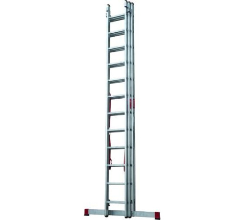 картинка Лестница трехсекционная Новая высота серия NV100 3х12 ступеней  3.16х0.46х0.17м от магазина Румлес