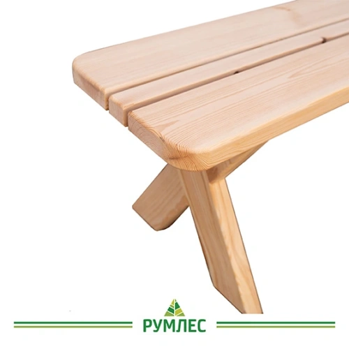 картинка Скамейка без спинки 2000*330*460мм сосна от магазина Румлес