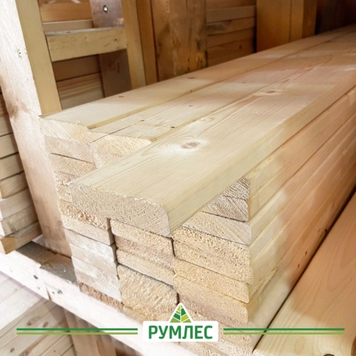 картинка Доска строганая камерной сушки 28*115*2000мм сорт AB ель/сосна (с фаской на углах) от магазина Румлес