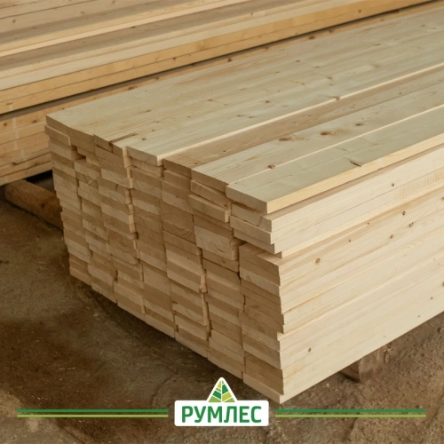 картинка Доска строганая камерной сушки 28*140*6000мм сорт АВ ель/сосна от магазина Румлес
