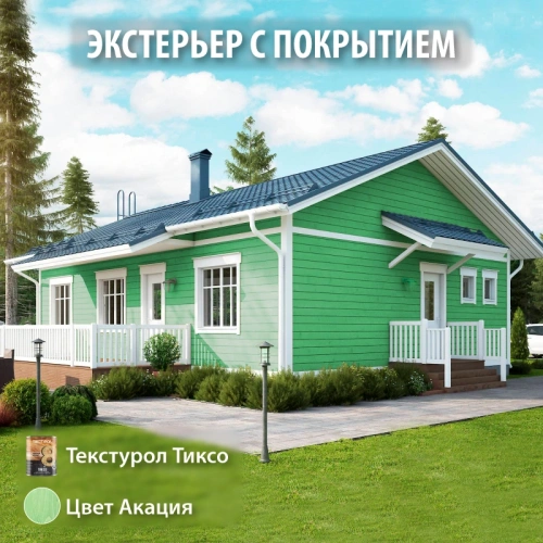 картинка Текстурол ТИКСО Акация 1л деревозащитное средство от магазина Румлес