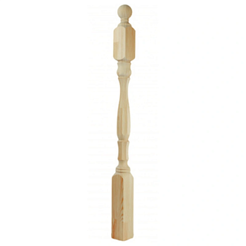 картинка Столб начальный 80*80*1200мм №13 Сосна сорт Экстра сращенный от магазина Румлес