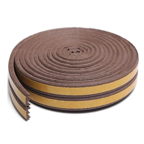 картинка Уплотнитель коричневый Е-профиль 9*4мм от магазина Румлес