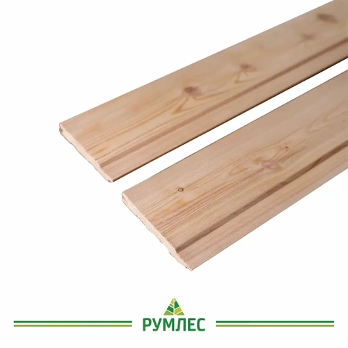 картинка Евровагонка лиственница 12,5*96(88)*1000мм сорт AB цельная (10шт/уп) от магазина Румлес