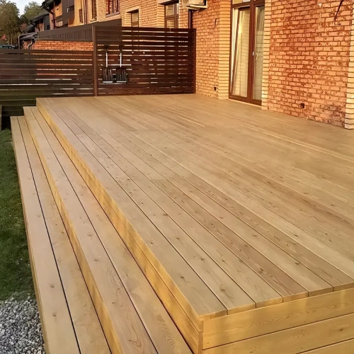 картинка Палубная доска 28*142*3000мм сорт АВ лиственница от магазина Румлес