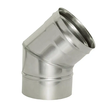 картинка Отвод моно 45° D115 нерж.сталь 430-0.8мм от магазина Румлес