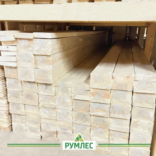 картинка Доска строганая камерной сушки 36*140*6000мм сорт AB ель/сосна (с фаской на углах) от магазина Румлес
