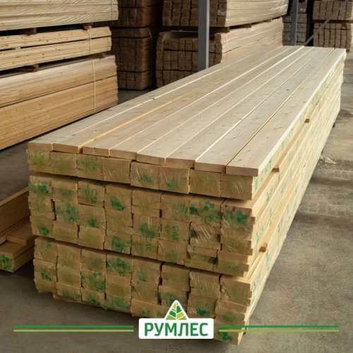 картинка Доска строганая камерной сушки 36*140*6000мм сорт AB ель/сосна (с фаской на углах) от магазина Румлес