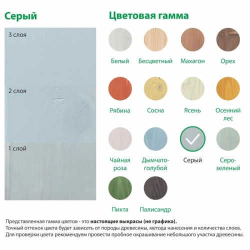 картинка Текстурол ЛАНДШАФТ Серый 0.9л полукроющая пропитка-антисептик для древесины от магазина Румлес