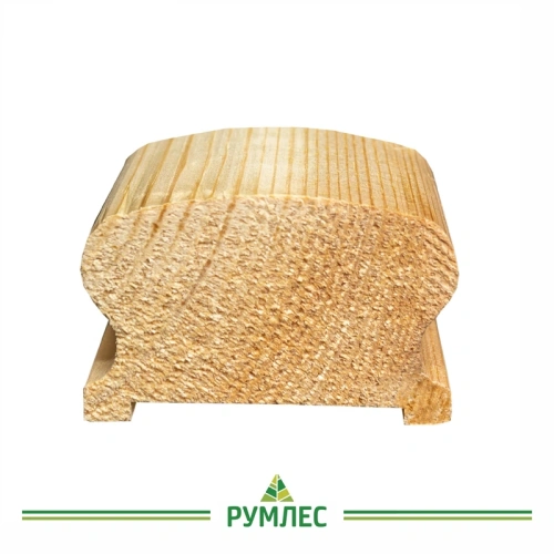 картинка Поручень 45*65*3000мм под окончания и повороты Сосна сорт Экстра сращенный от магазина Румлес