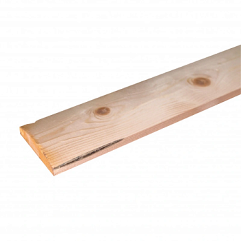 картинка Доска строганая камерной сушки 20*90*2000мм полубревно сорт С ель/сосна от магазина Румлес