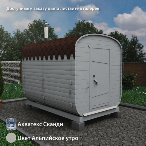 картинка Баня-бочка 2,5м Одно отделение Комплектация ЭКОНОМ от магазина Румлес