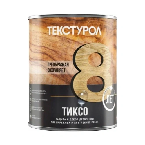 картинка Текстурол ТИКСО Бесцветный 1л деревозащитное средство от магазина Румлес