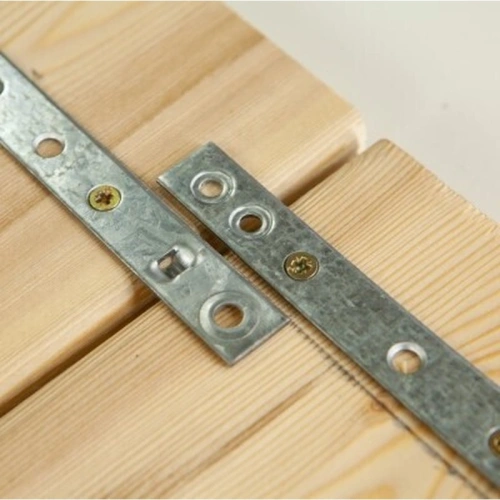 картинка Rusconnect Змейка скрытый крепеж для планкена и террасной доски 190*16.5*2мм от магазина Румлес