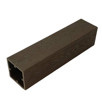 картинка ДПК Столб ограждения 120*120*3000мм Шоколад 3D Техно тиснение от магазина Румлес