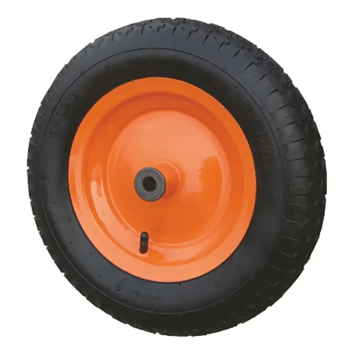 картинка Колесо пневмо 4,80/4,00*80 с подшипником D12 (для одноколесной тачки) от магазина Румлес