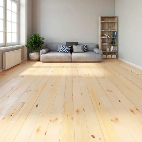 картинка Доска пола шпунтованная ель/сосна 21*98(90)*4000мм сорт АВ от магазина Румлес