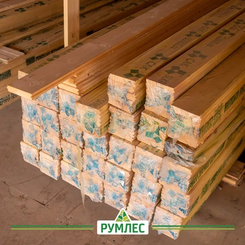 картинка Доска пола шпунтованная ель/сосна 25*115(110)*4000мм сорт АВ от магазина Румлес